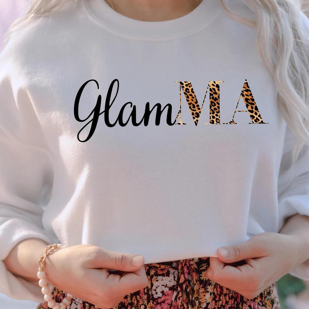Glamma Shirt, Mother Day Shirt, Gift For Grandma, Grandma Shirt